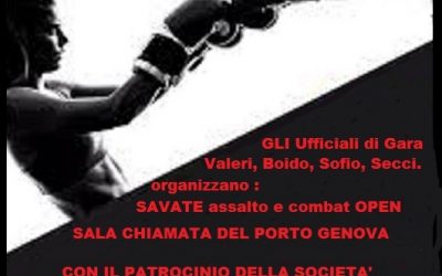 SAVATE OPEN GENOVA 23 FEBBRAIO